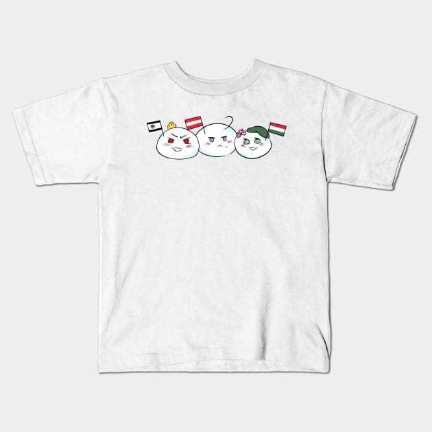 Prussia Austria and Hungary Kids T-Shirt by Silentrebel